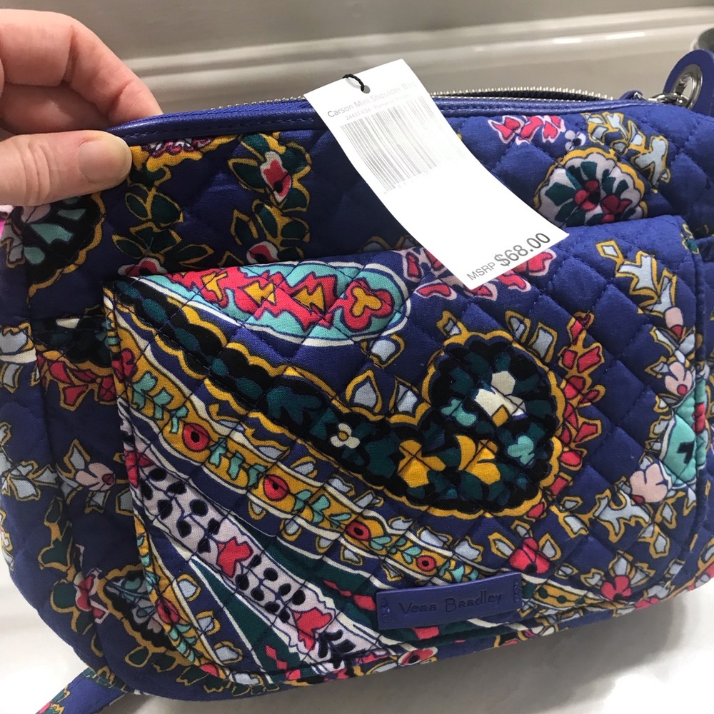 Vera Bradley Carson Mini bag in Romantic Paisley